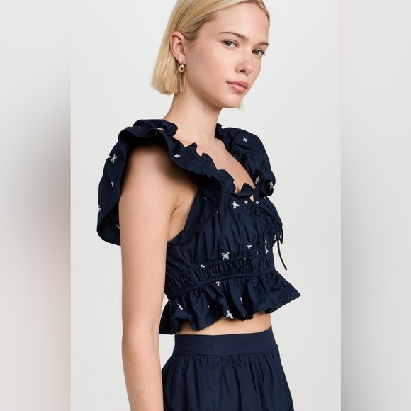 NWOT! En Saison top. Size S. NEVER WORN! Pristine condition! - Picture 3 of 4